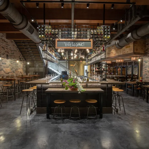 First floor at Wine Bar George!
