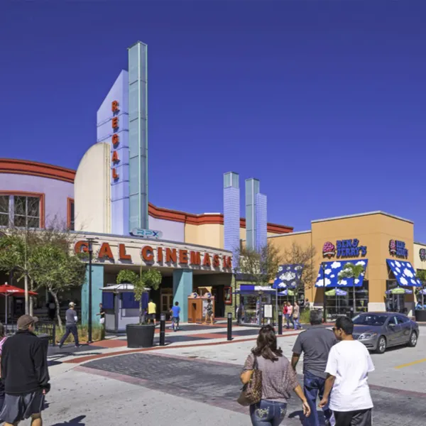 Regal Cinema is the center point of The Loop and truly brings the entire plaza together.