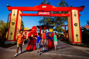 Meet Kai and Nia at LEGO(R) Ninjago World at LEGOLAND(R) Florida Resort.
