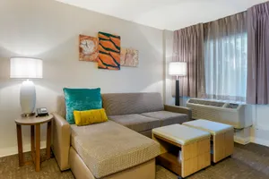Living room with sleeper sofa