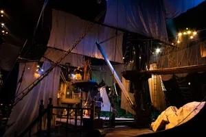 18th Century Spanish Galleon Stage (full view)
