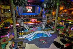 Beautiful view of our stage from the Mezzanine.