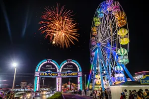 Old Town Entertainment District Jukebox & Fireworks Image