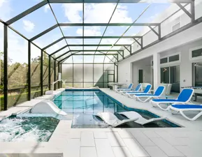 Pool at Villatel Village 11 and 12-bedroom home rentals