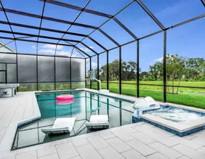 Pool at Villatel Village 11 and 12-bedroom villa rentals
