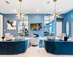 Living room in Villatel Village 11 and 12-bedroom vacation rentals