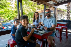 Family at Susana’s Cafe
