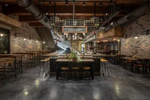 First floor at Wine Bar George!