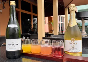 Mimosa flights available - with or without alcohol!
