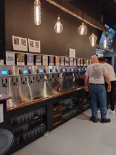 With 18 craft and domestic beers on tap, and a wine bar, we have plenty of choices (including NA) for most people.