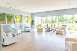Vitamin Therapy Service's lounge area for IV drips.