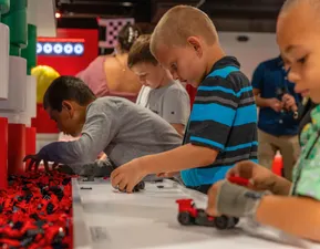 LEGO Ferrari Build and Race