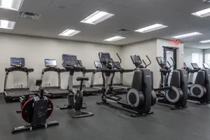 Fitness Center- treadmills and ellipticals at Mystic Dunes fitness center
