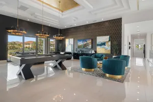 Entertainment loft area of NM501L at Reunion Resort
