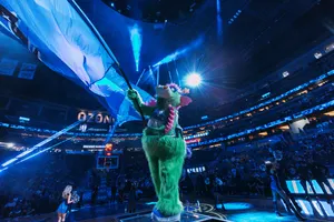 STUFF the Orlando Magic mascot.