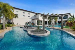 Lazy river pool area at SG148T at Reunion Resort
