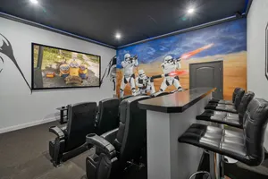 Private theater room at TV161T at Reunion Resort