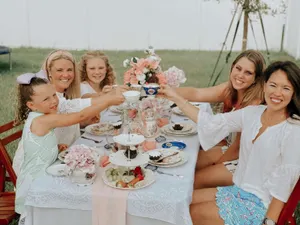 The Luxury Pop Up Picnic Company provides the ultimate picnic experience. Let us host your customized picnic - whether at the park, backyard, vacation rental, hotel, restaurant or indoors - it’s the chicest and most convenient way to celebrate someone special, a special occasion or team building event. We provide full event plans for your luxury picnic experience from design, set up and tear down. Each tailored pop up experience includes a pop up picnic table fully decorated with chargers, dinner plates, glassware, napkins, pillow seating, Bluetooth speaker, pop up picnic basket with comfy blankets, hand sanitizer, sunscreen, extra napkins,complimentary dessert and bottled water.
