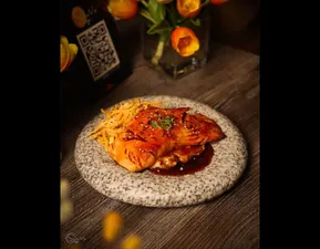 A carefully crafted fusion of flavors, where every bite highlights the essence of salmon in perfect harmony with its teriyaki touch.