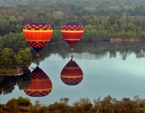 Balloons Over Water