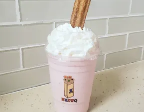 Churro Milkshake includes a whole Churro.