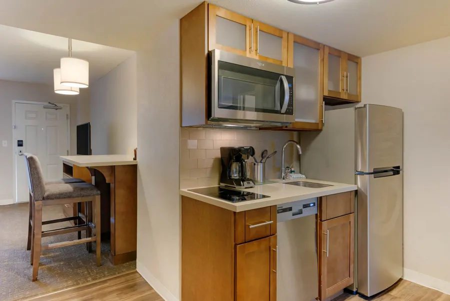 Kitchen in every suite