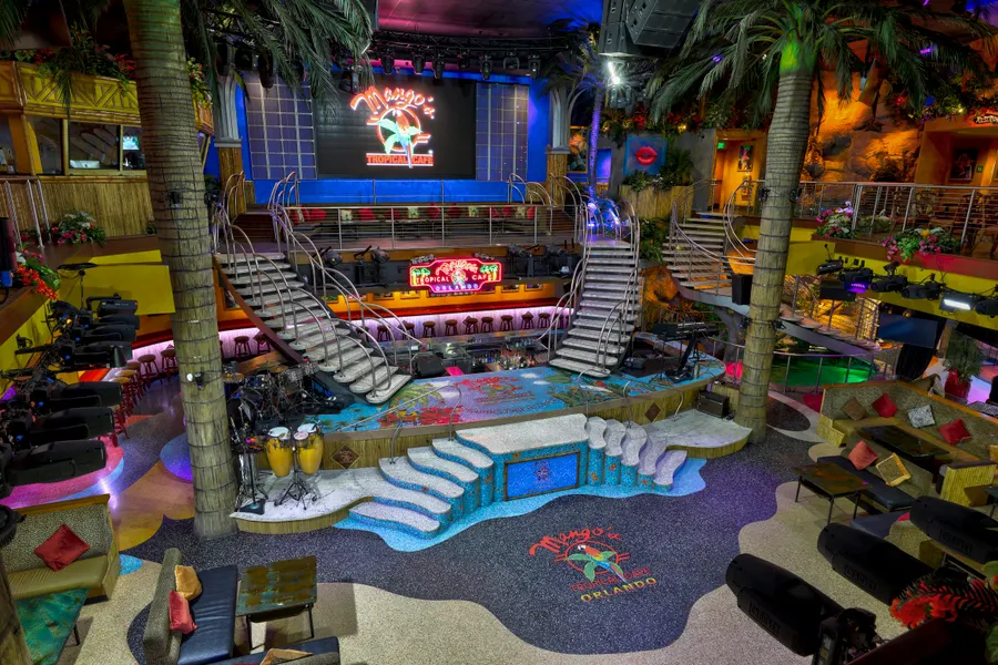Beautiful view of our stage from the Mezzanine.