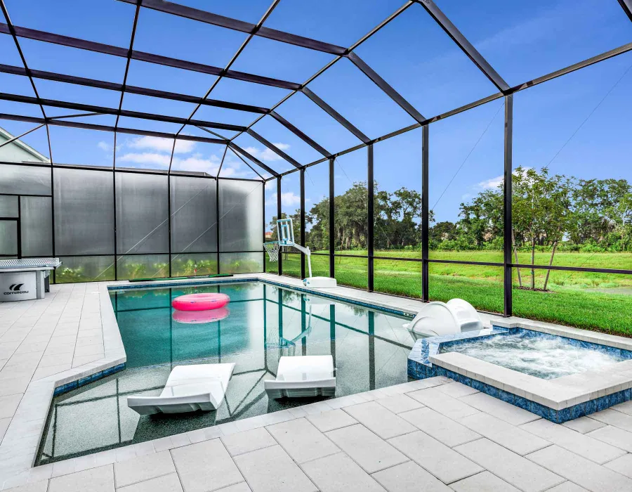 Pool at Villatel Village 11 and 12-bedroom villa rentals