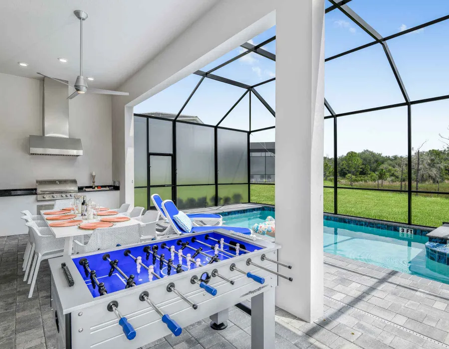 Pool at Villatel Village 6-bedroom vacation rentals