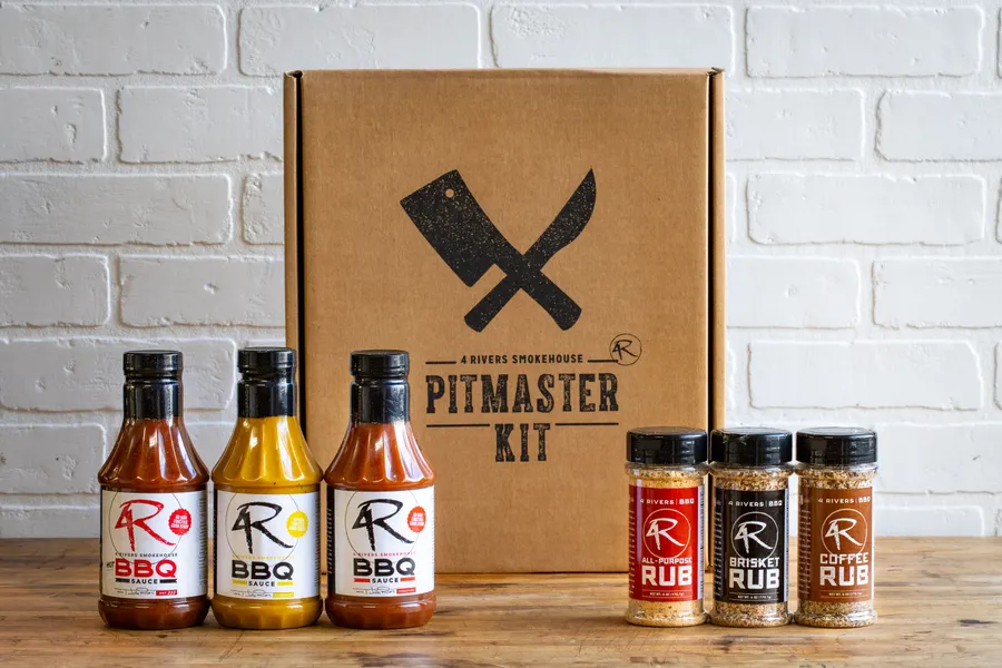 Our 4R Pitmaster Kit with our signature sauces and rubs