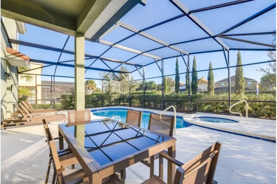 All of our homes offer screened-in lanais with private pools, many with spas.