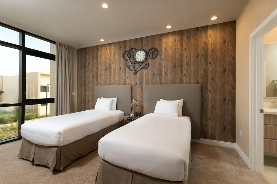 All bedrooms have their own bathroom and TV.