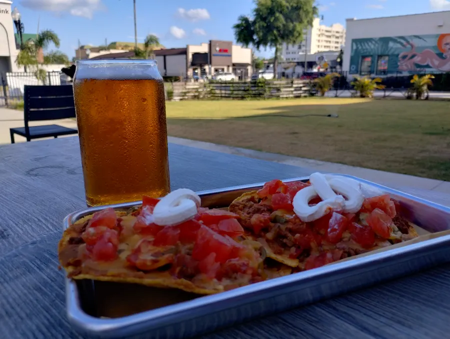 These Taco-Tostadas are inspired by Armadillo World Headquarters in Austin, TX and pair great with a lager