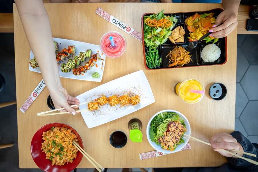 A Florida favorite, this popular Pan-Asian restaurant features authentic sushi, rice and noodle bowls, bento boxes, poke bowls and boba teas all served in a cool, modern atmosphere.