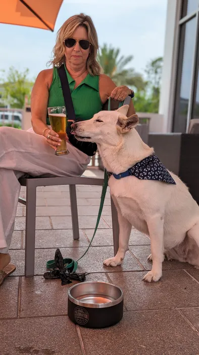 Pet friendly patio