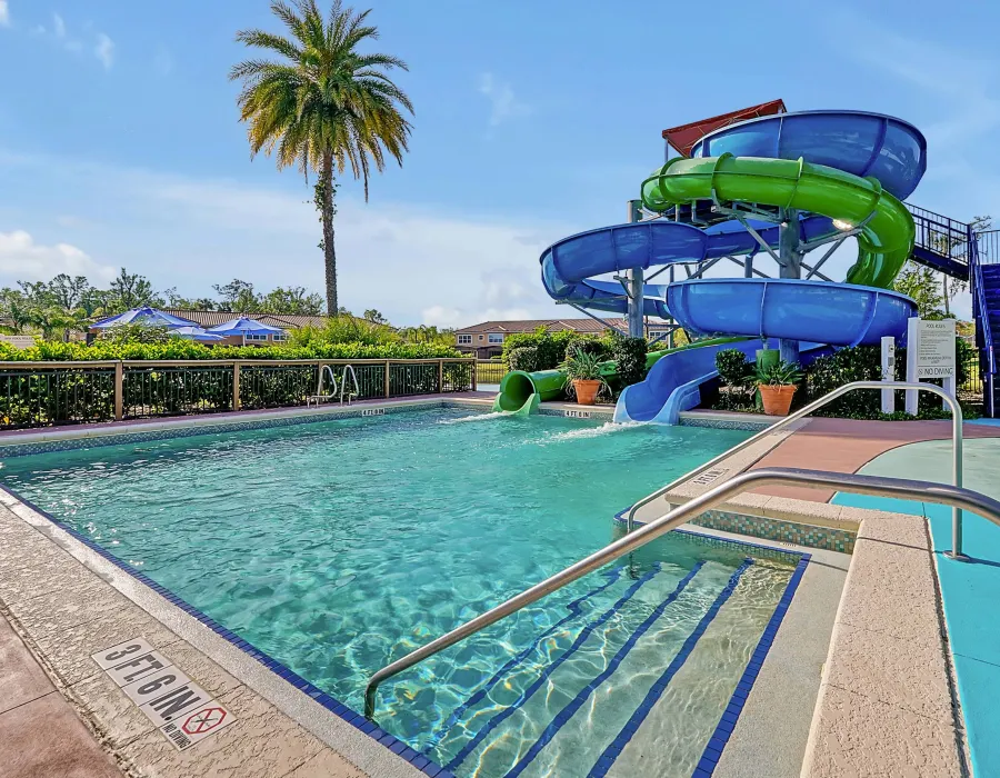 Water slides at Regal oaks