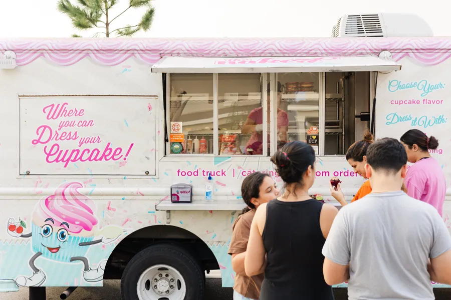 Trixie our Cupcake Truck! Available for rentals and caterings.