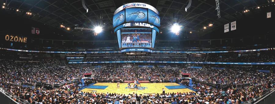 Orlando Magic tip-off at Amway Center.
