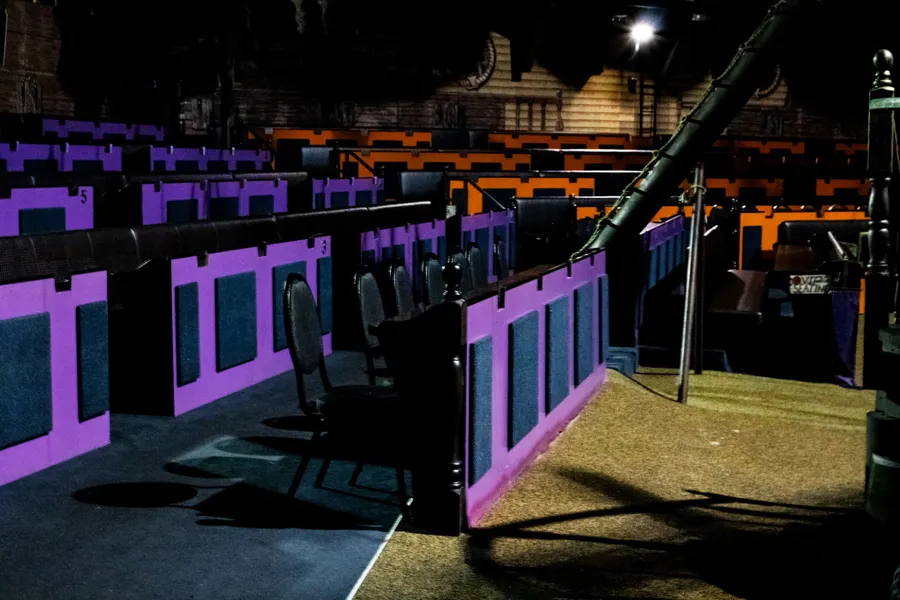 Wheelchair Accessible Seats in every color section.