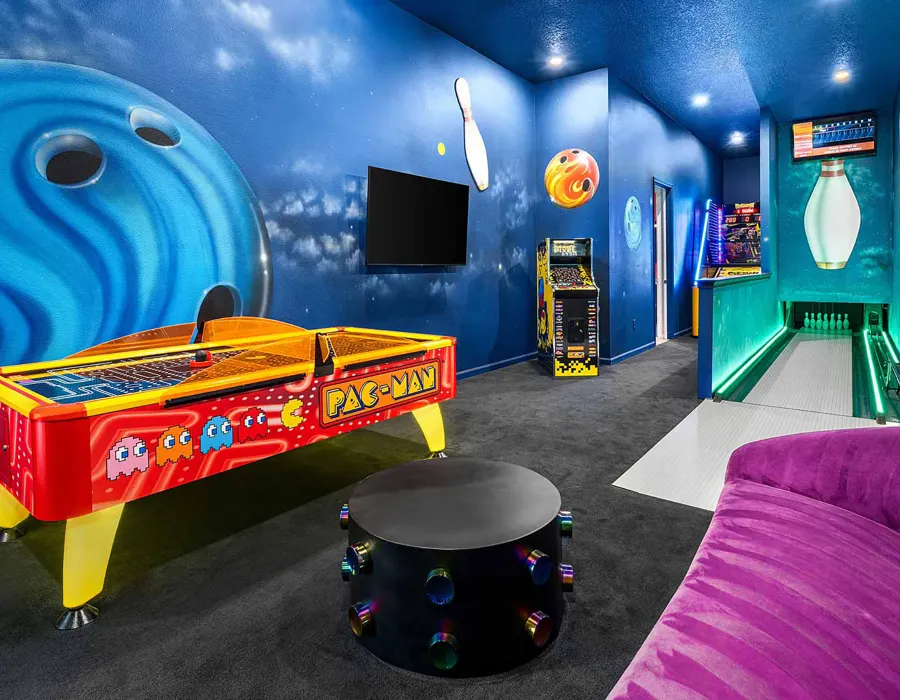 Bowling alley in Villatel Village villa rentals