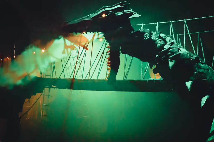 The Dreaded Leviathan (sea dragon) has been awakened.