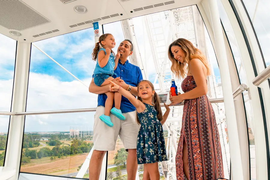 Family on The Wheel at ICON Park