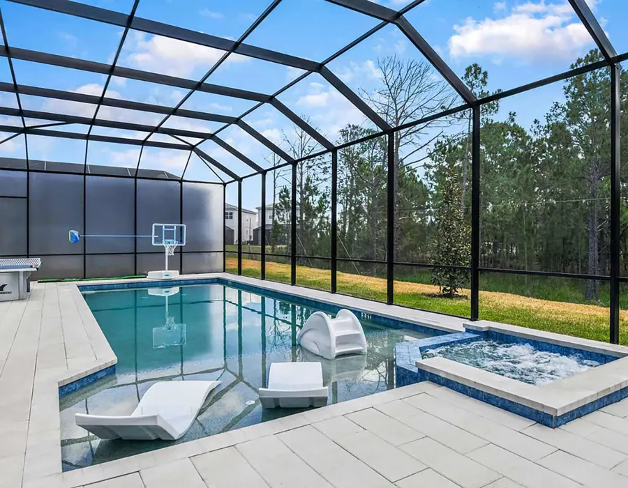 Backyard pool